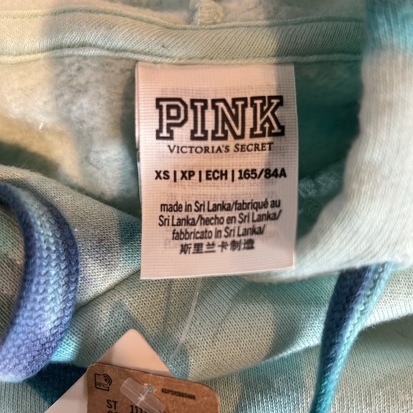OVERSIZED Victorias Secret tie dye hoodie dress. NWT - Picture 5 of 10